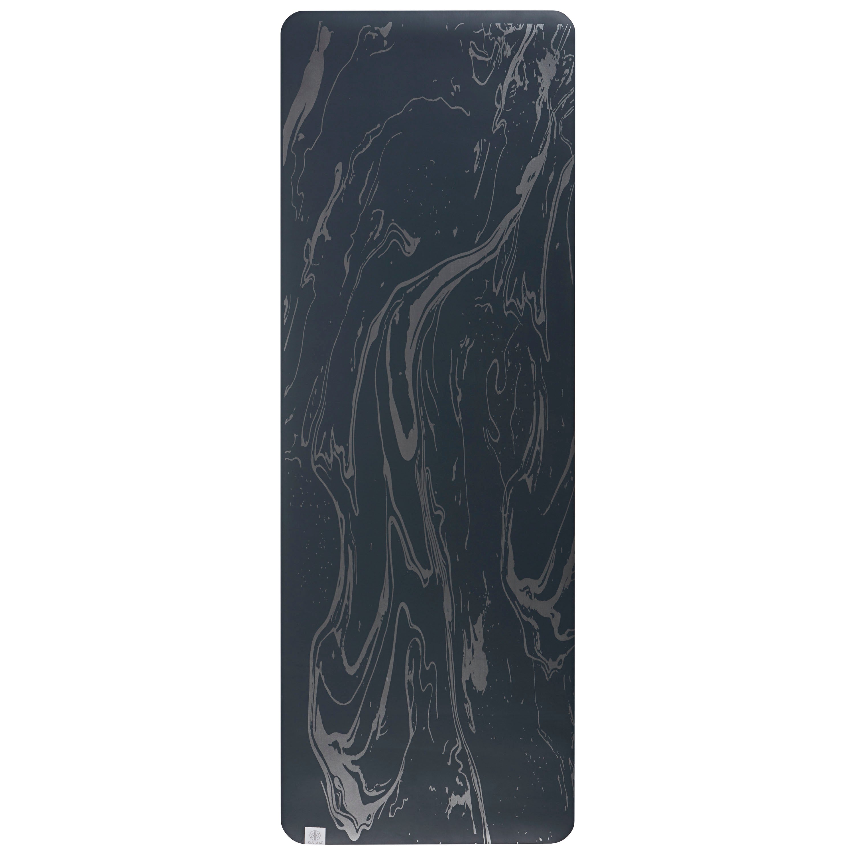 Performance Dry-Grip Yoga Mat Marbled (5mm) top flat